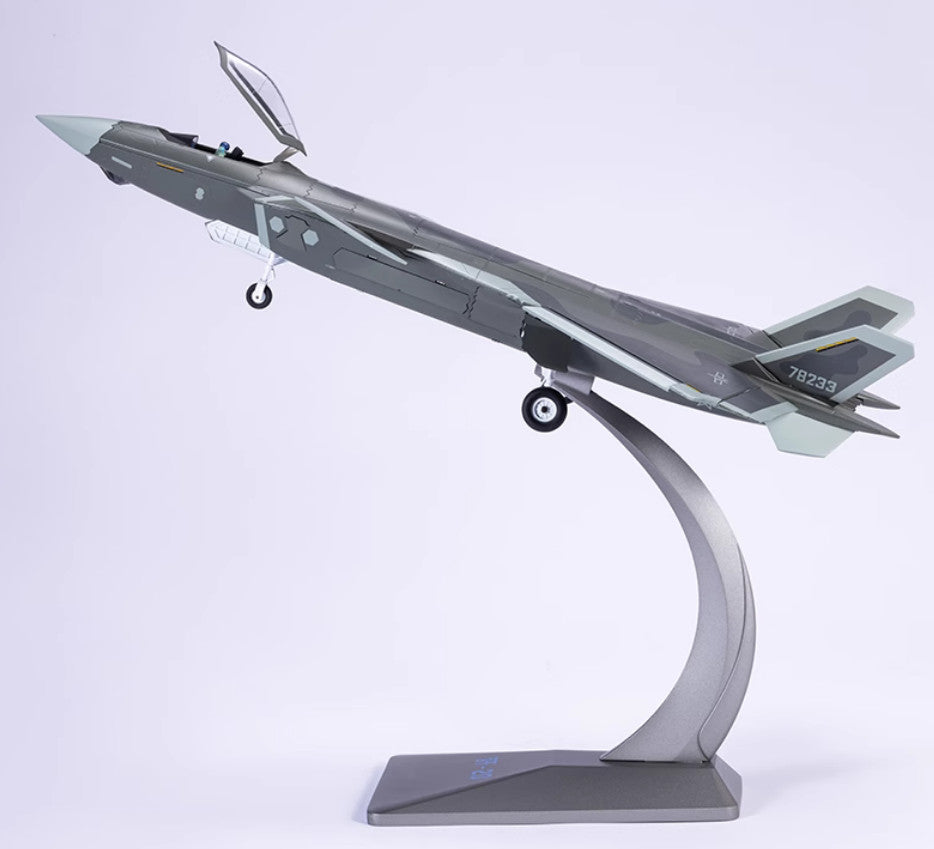 46CM 1:48 AF1 China J-20 Stealth Fighter Plane Diecast Military Aircraft Model
