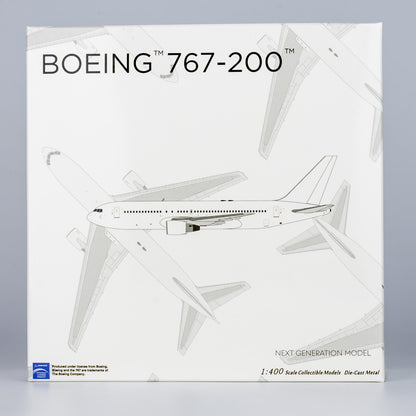1:400 NG Model Blank BOEING 767-200 Passenger Airplane Diecast Aircraft Model