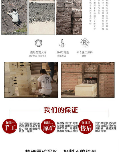 170cc chinese Yixing Handmade Zisha teapot Zhuni PanHu Gongfu Hu Tea Pot