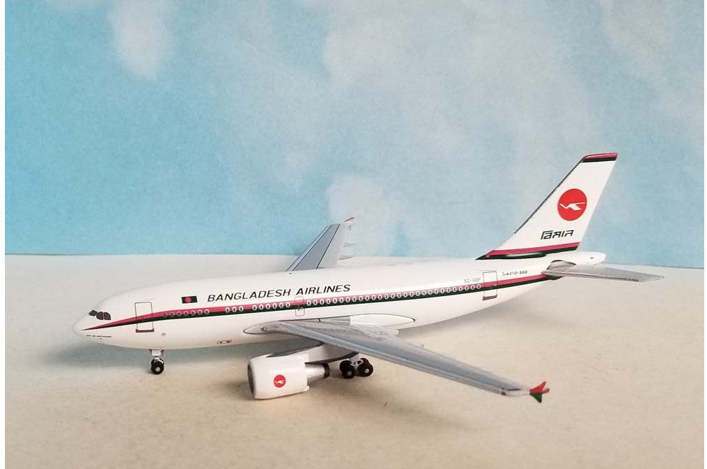 1:400 AeroClassics Biman Airbus A310 Passenger Airplane Diecast Model