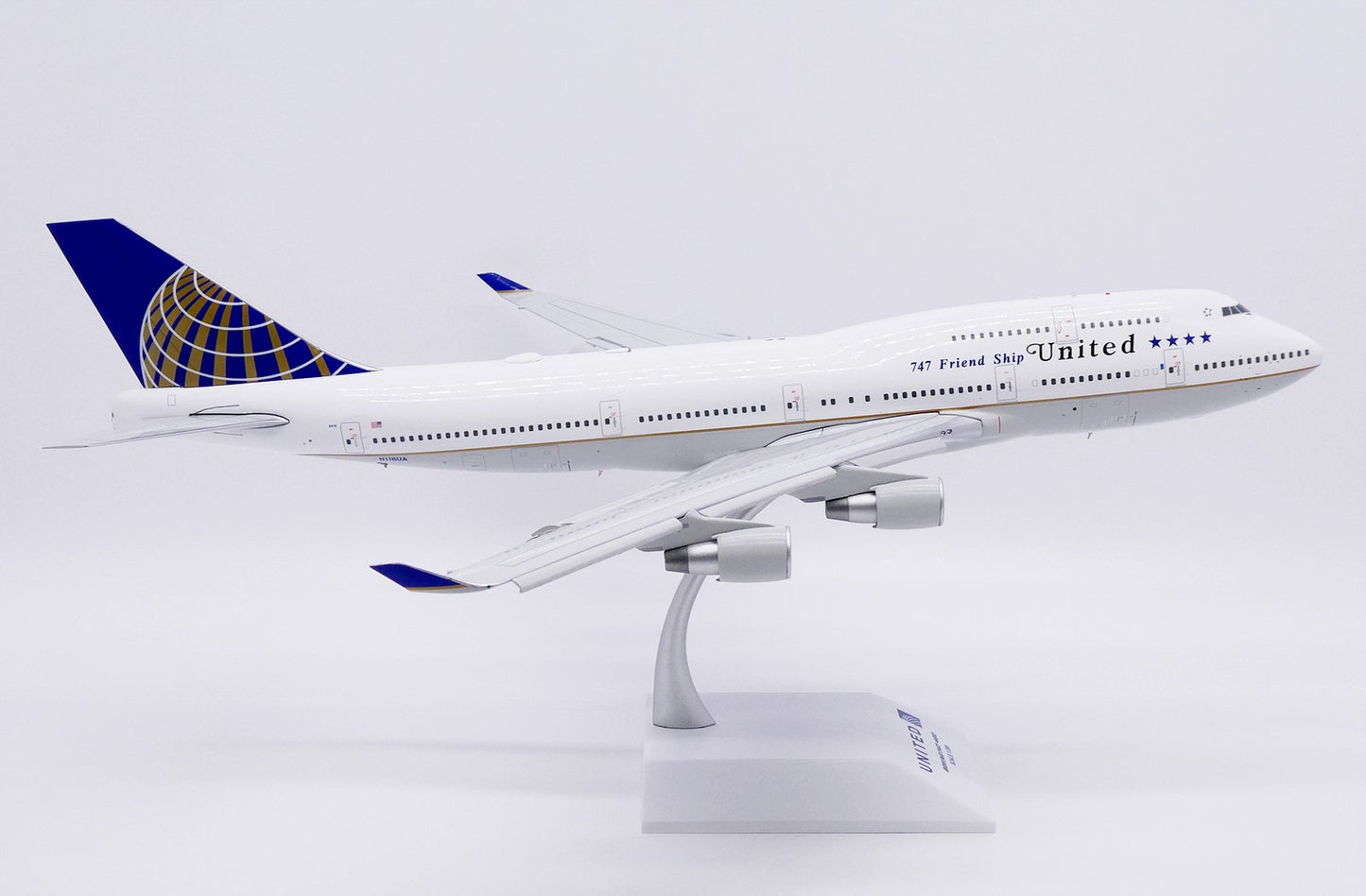 1:200 JC Wings United Airlines B747-400 N118UA Airplane Diecast Plane Model