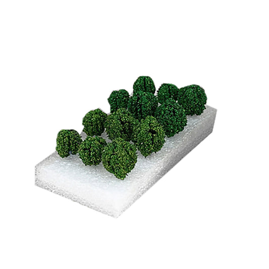 12Pack Architecture Trees Model Miniature for 1:35/1:48/1:72/1:87 Scenery Scale
