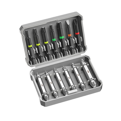 13PCS Fast Damaged Screw Extractor Kit Broken Bolt Remover Tool with Drill Bits