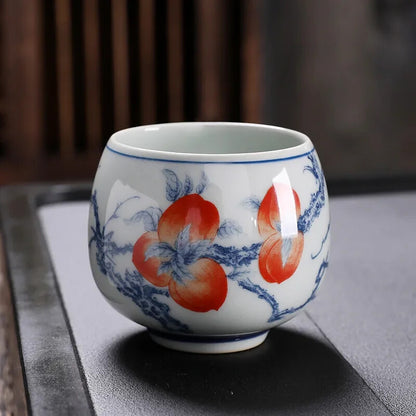 1pc Tea Accessories Kiln Restoring Ancient Ways Celadon Teacup Porcelain Chinese
