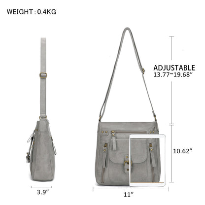 KL928 Soft PU Leather Crossbody Bag for Women Shoulder Bag Purses and Handbags