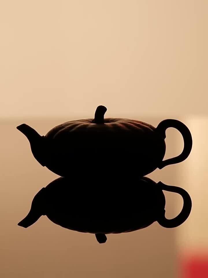 Full Handmade Small TeaPot Pumpkin Design True Yixing Zisha Clay Master Pot 90ml