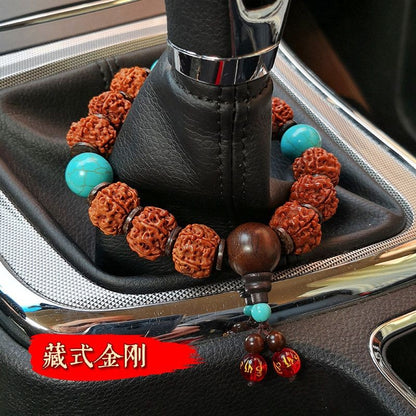 Car Gear Shift Bead Vajra Bodhi Peace Talisman Car Pendant Hanging Ornament