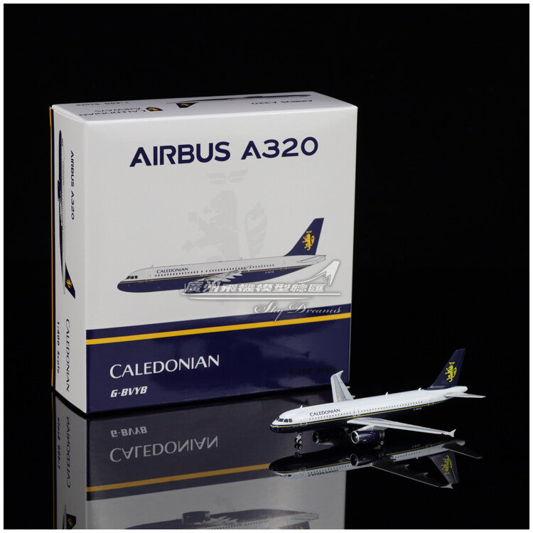 1:400 Phoenix Caledonian Airways AIRBUS A320 Passenger Airplane Diecast Model