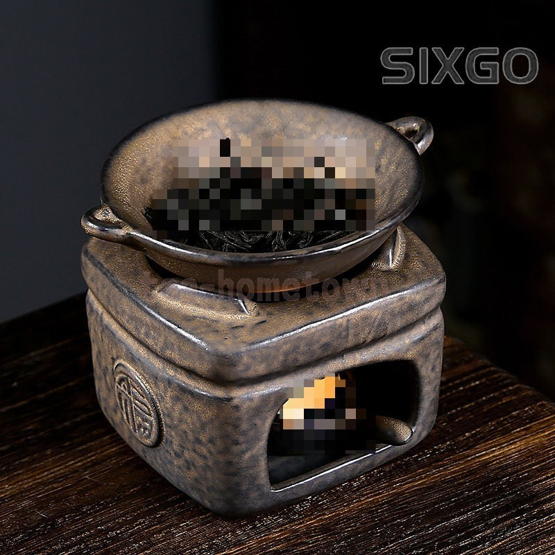 Coarse Pottery Tea Oven Incense Burner Tea Awakening Ceramic Incense Burner
