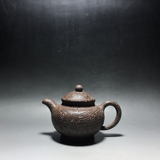 vintage chinese yixing purple clay teapot zisha ceremony teaware collection rare