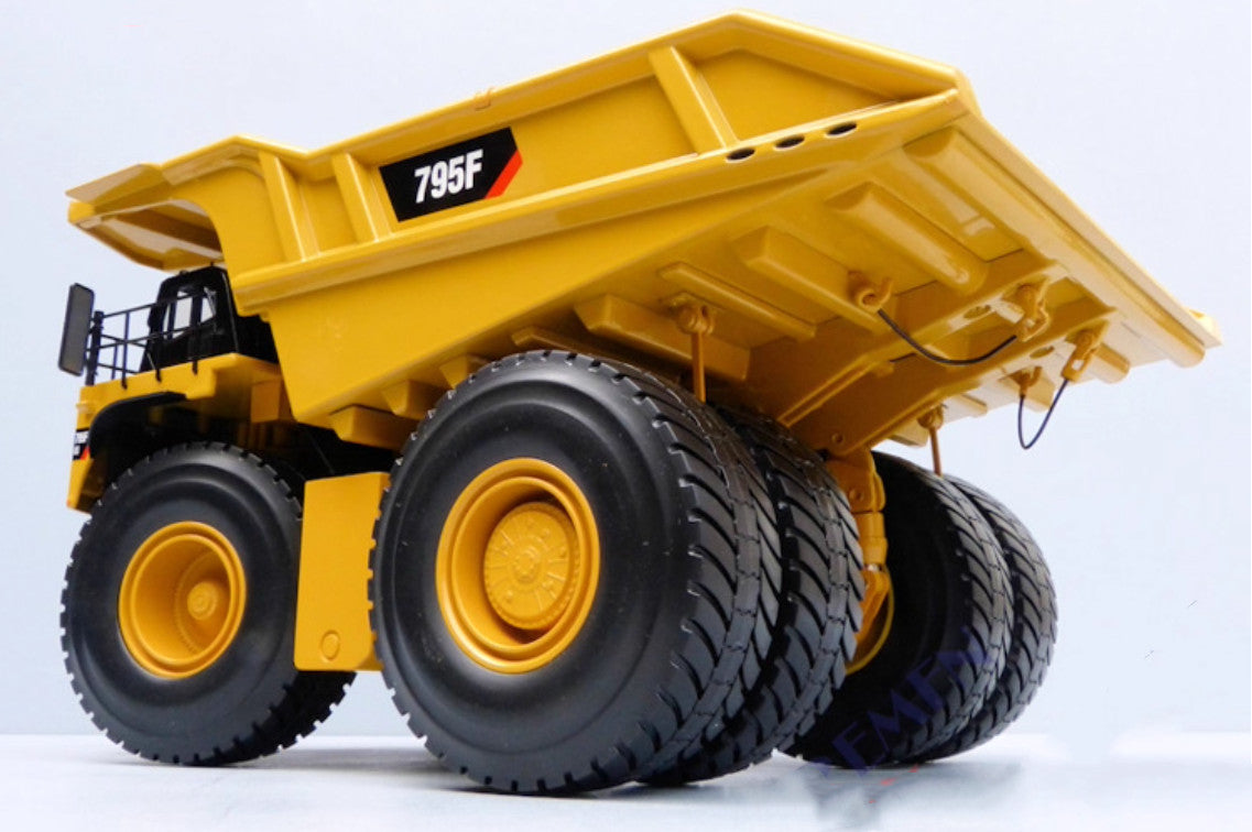 1:50 DM CAT795F Off-Highway Truck Mine Dump Truck Construction Diecast Model