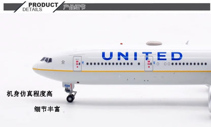 1:400 Aviation UNITED BOEING 777-300ER Passenger Aircraft Diecast Airplane Model