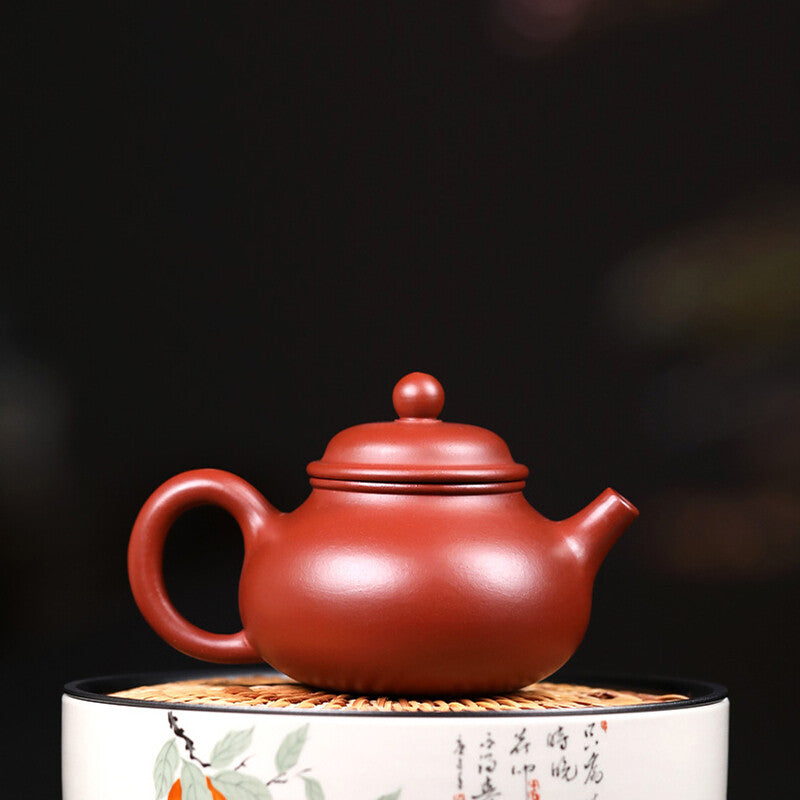 150ml Chinese Yixing Zisha Pottery Dahongpao Clay Rongtian Pot Teapot Tea Pot