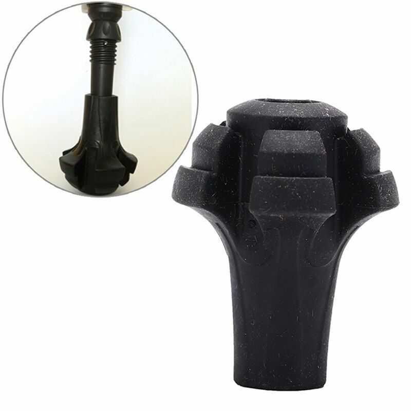 Nordic Walking Stick Tip Protectors Trekking Pole Round Rubber Outdoor Hiking