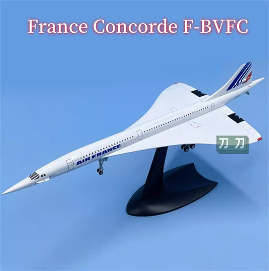 1/200 Air France Concorde Aircraft F-BVFC Alloy Aircraft Finished Model Decor