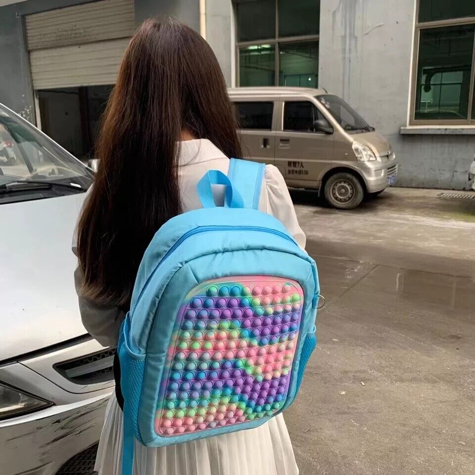 Mochila Escuela Niños Niñas Bolsa Morral Para Adolescente Impermeable Fidget Toy
