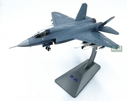 1:48 38CM AF1 J-35 Shipborne Fighter Jets Diecast Military Aircraft Plane Model