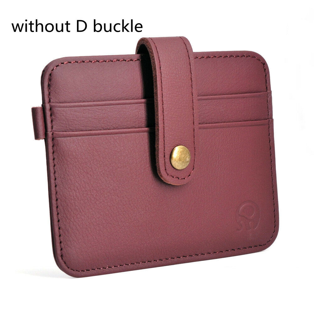 Cow Leather Male Wallet with Small Money Bag New Thin Credit Card Holder Vintage