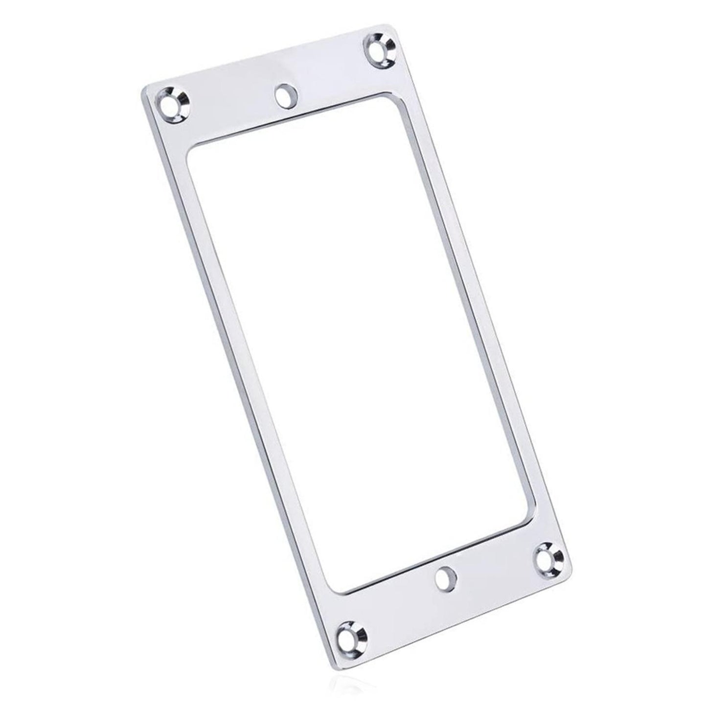 2 Pcs Iron Humbucker Pickup Mounting Ring With Srcews For Les Paul LP Silver ff