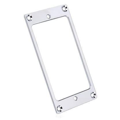 2 Pcs Iron Humbucker Pickup Mounting Ring With Srcews For Les Paul LP Silver ff