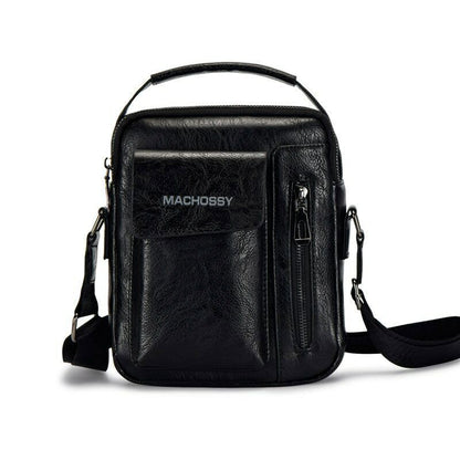 Casual Men Shoulder Bag Vintage Crossbody Bags PU Leather Handbag