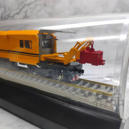 1:68 34CM Self-propelled Rail Welding Vehicle Train Diecast Model Collection