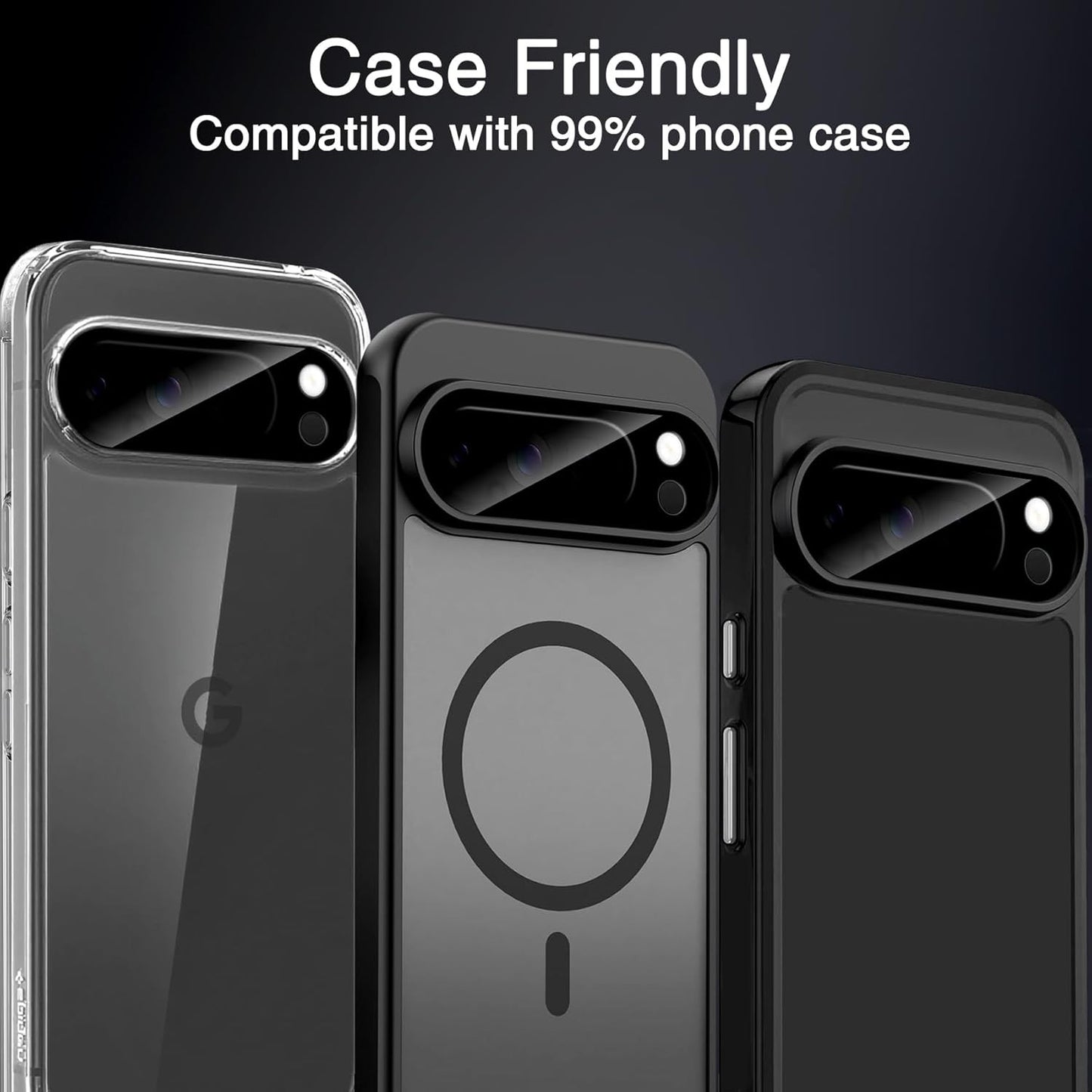 4 Pack Tempered Glass Camera Lens Protector for Google Pixel 10 Pro, 9H Hardness
