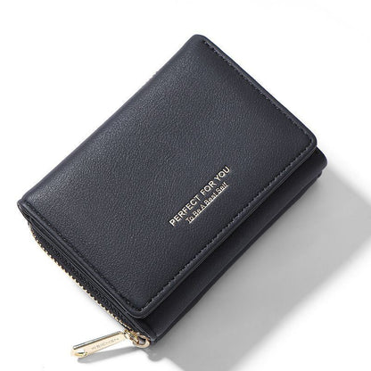 Women Wallet Multifunctional Folding Multi-card Slot Card Bag Zipper Coin Purse