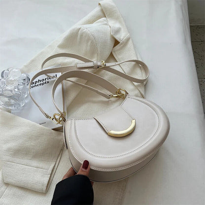 Shoulder Side Bags Women Leather Small Underarm Crossbody Handbags Purses