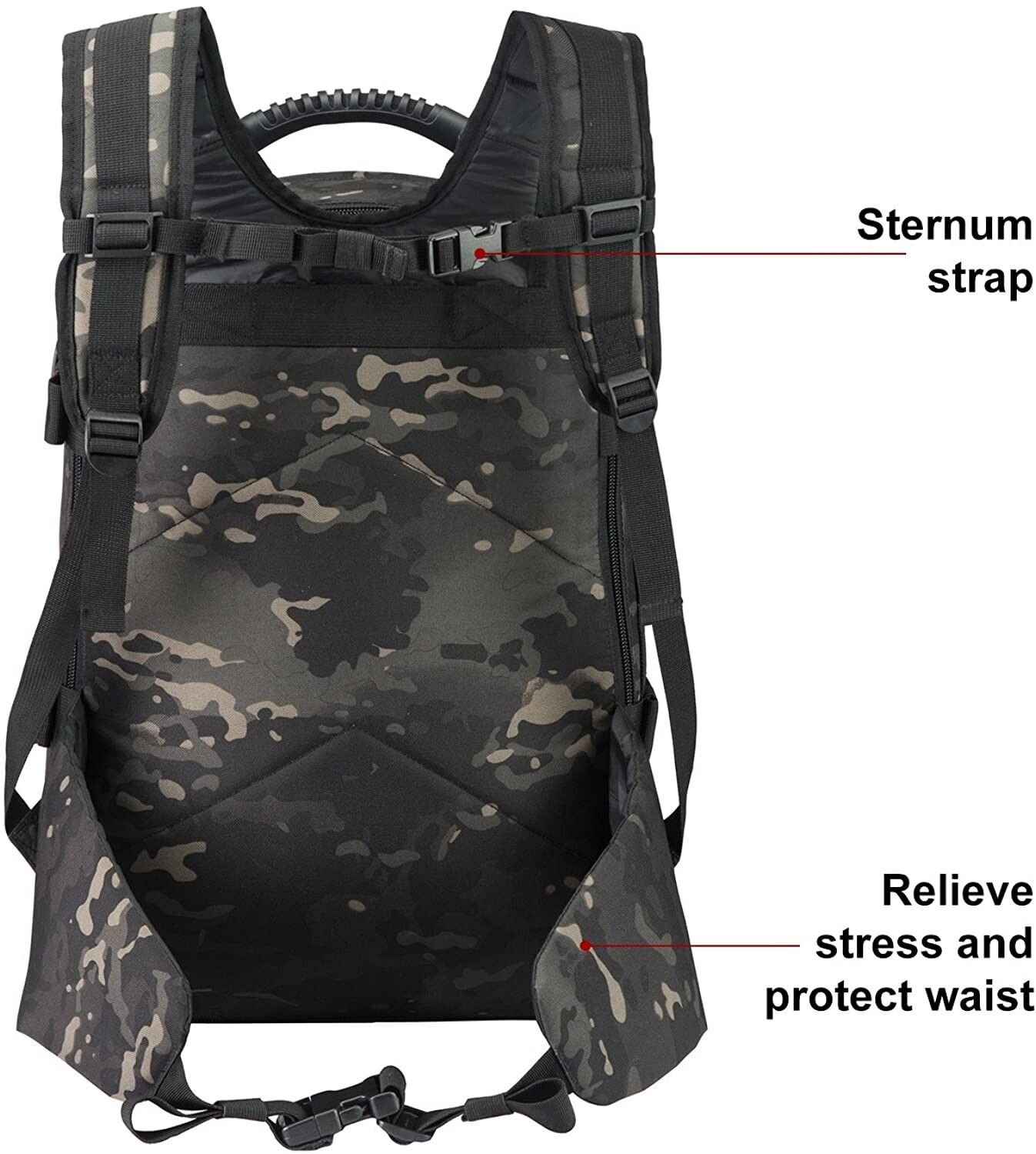Military Camping Backpack Men Tactical Waterproof Travel Bags Rucksack Hiking