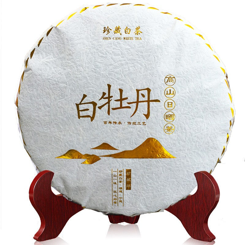 Fuding High Mountain Wild White Tea Peony King 300g/pc White Tea Cake