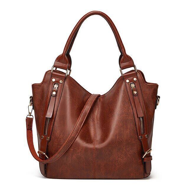 Leather Female Handbags Women Tote Bag Ladies Shoulder Bags