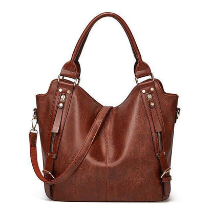 Leather Female Handbags Women Tote Bag Ladies Shoulder Bags