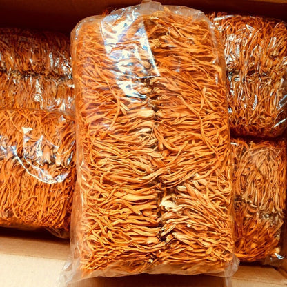 500g Premium Chinese Wild Mushroom Cordyceps Chong Cao Hua Herbal Brew Tea