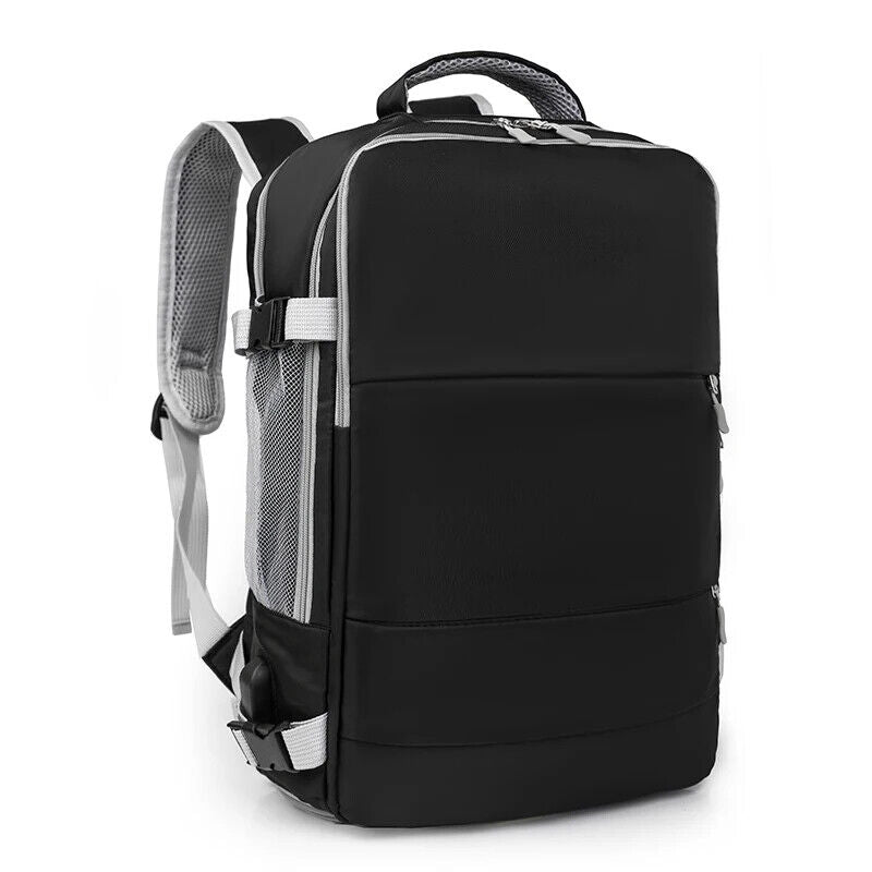Women Travel Backpack Daypack Girls USB Laptop Schoolbag Luggage Shoes Bag