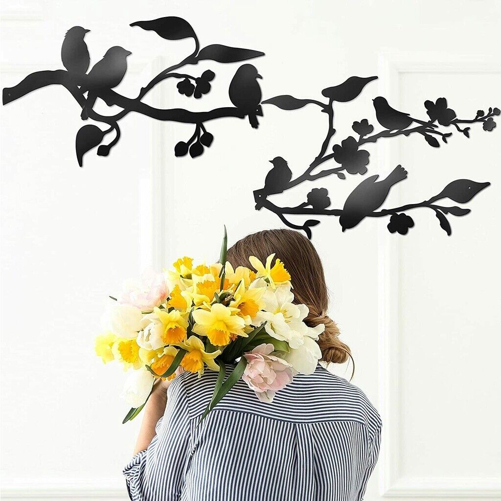 Metal Birds Wall Decor Art Birds on A Wire Metal Bird Wall Artwork Wall Stickers