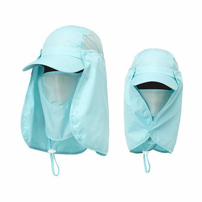 Outdoor Sun Hat UV Protection Ear Flap Neck Cover Fishing Hunting Hiking Leisure