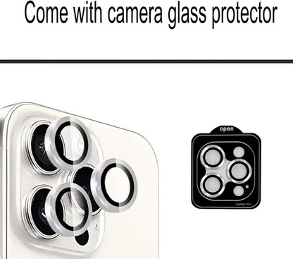 2 Sets for Iphone 15 Pro Max Camera Lens Replacement,Oem Original Rear Camera G