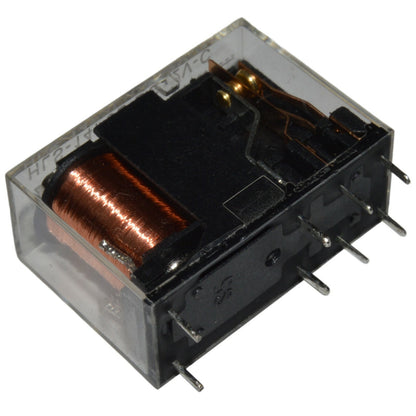 12V 5A Single Contact Relay DIP, 270Ω Coil Resistance, Clear, HLS-14F3L-DC12V-C