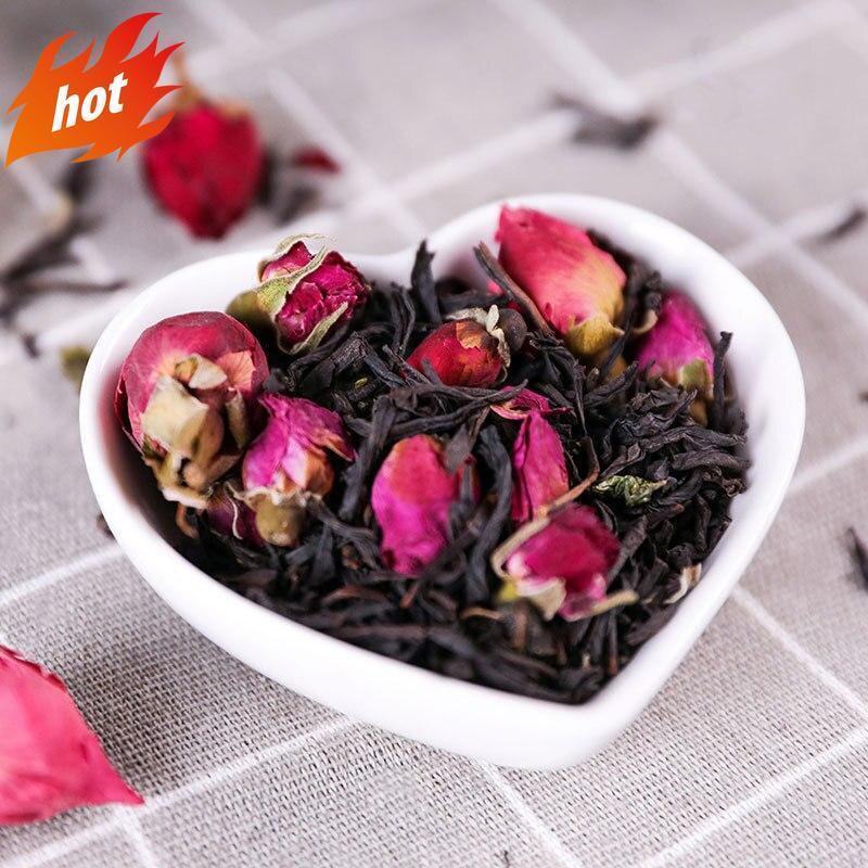 150g 2023 Anhui Rose Black Flower Tea Beauty Rose Flavour Rose Black Flower Tea