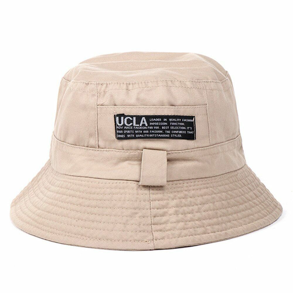 Women's Bucket Hats Retro Washed Cotton Foldable Fisherman Men Outdoor Sunscreen