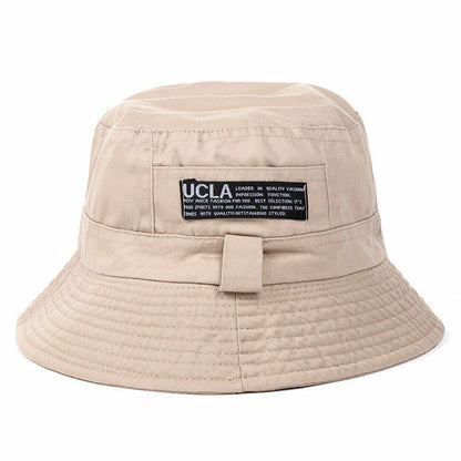 Women's Bucket Hats Retro Washed Cotton Foldable Fisherman Men Outdoor Sunscreen
