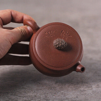 Traditional Craft Health Care Real Yixing Zisha Jiangpo Clay Tea Pot Handmade