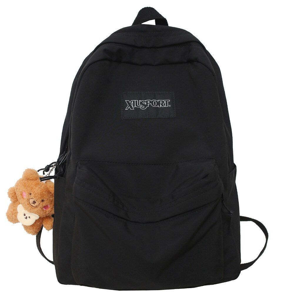 Book Backpacks School Nylon Bag Teen College Student Waterproof Bag 32*13*40 CM