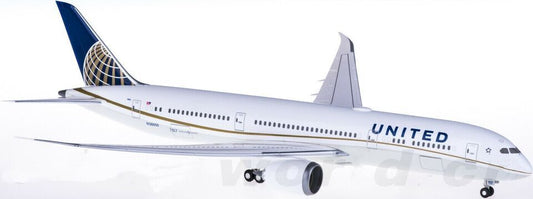 1:200 32CM Hogan UNITED BOEING 787-9 Passenger Airplane ABS Plastic Plane Model