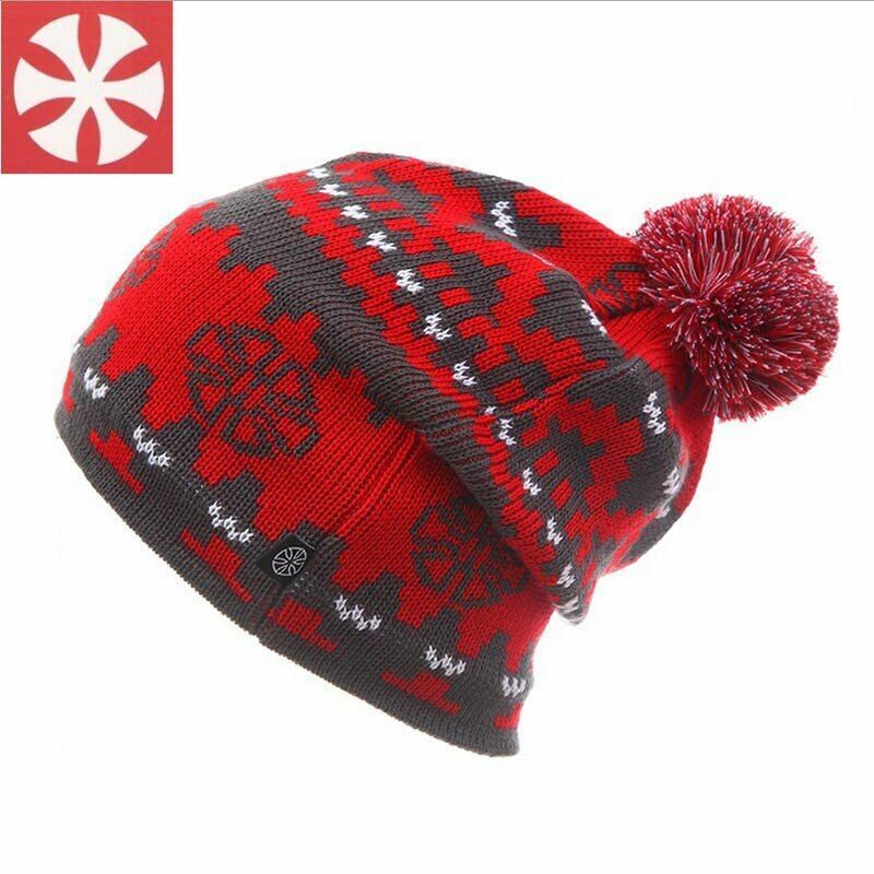 Autumn Winter Ski Hat Snowboard Winter Skating Beanies Head Warm Acrylic Thermal