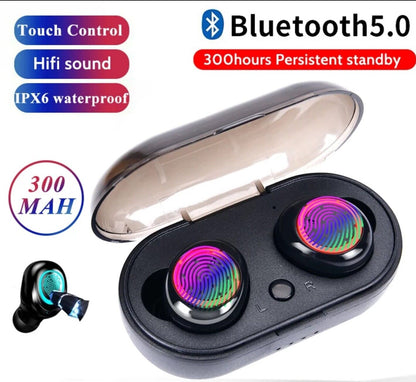 Bluetooth 5.0 Wireless Earbuds Headphone Headset Noise Cancelling TWS Waterproof