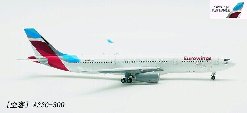 1:400 JC WINGS Eurowings AIRBUS A330-200 Passenger Airplane Diecast Plane Model