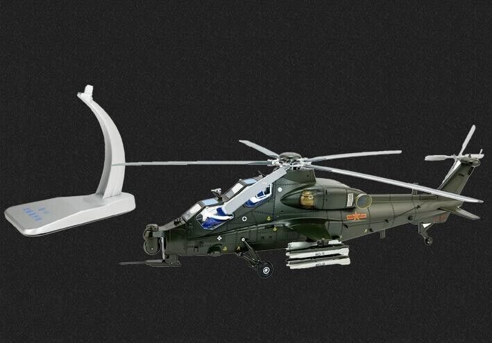 1:32 45CM PLA Aviation WZ-10 Helicopter Airplane Diecast Military Aircraft Model