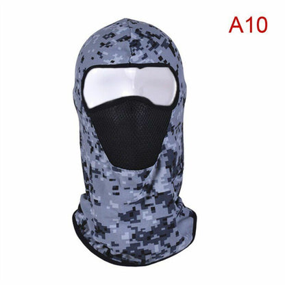 Full Face Cover Balaclava Hat Tactical Winter Cycling Sun Protection Scarf Warm
